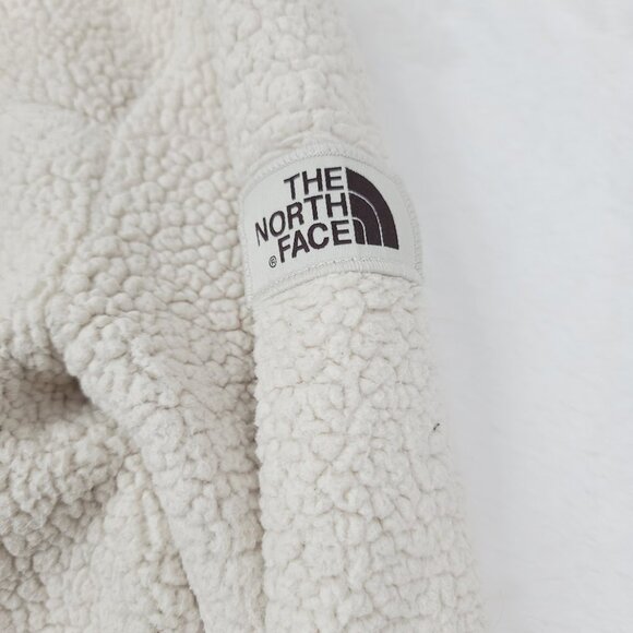 The North Face Girls' Creamy White Campshire Sherpa Fleece Pullover Size S (7/8) - Picture 5 of 12